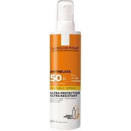 Солнцезащитный спрей La Roche-Posay Anthelios Spray Invisible, для чувствительной кожи тела и лица, SPF 50+, 200 мл