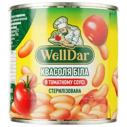 Квасоля біла WellDar в томатному соусі стерилізована 410 г (915781)