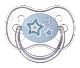 Силиконовая симметричная пустышка Canpol babies Newborn Baby 0-6 мес., синий (22/580_blu)