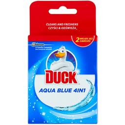 Сменный блок для подвесного очистителя для унитаза Duck Aqua 4 в 1 синий 2 х 40 г