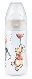 Пляшечка для годування NUK Diswin First Choice Plus, з силіконової соскою, 300 мл, бежевий (3952370)
