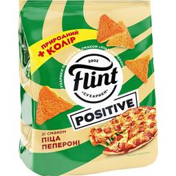 Сухарики Flint Positive Пшеничні зі смаком піци пепероні 90 г (877361)
