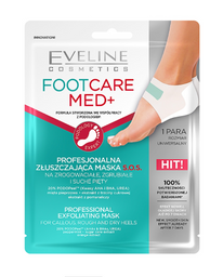 Відлущуюча експрес-маска для п'ят Eveline Foot Care Med +, 1 шт. (DMASKHEEL)