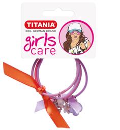 Набор резинок для волос Titania, 5 см, разноцветные, 2х3 шт. (8160 GIRL)