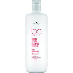 Шампунь для пошкодженного волосся Schwarzkopf Professional BC Bonacure Repair Rescue Shampoo Arginine Clean Performance 1 л