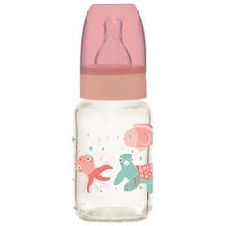 Детская бутылочка для воды Herevin Mix, розовая, 120 мл (111820-000)