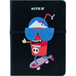 Блокнот Kite Black skate B6 в клітинку 96 аркушів чорний (K22-464-4)