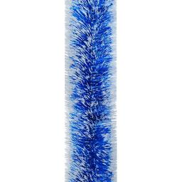 Мішура Novogod'ko 10 см 3 м синя з білими кінчиками (980336)
