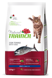 Сухий корм для котів Trainer Natural Super Premium Adult with Tuna, з тунцем, 1.5 кг