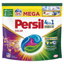 Капсули для прання Persil Discs Color 4 в 1, 54 шт.