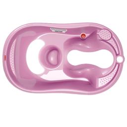 Ванночка с анатомической горкой OK Baby Onda Evolution, розовая (38081400)