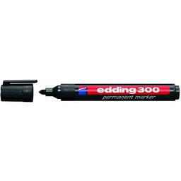 Маркер перманентний Edding Permanent конусоподібний 1.5-3 мм чорний (e-300/01)