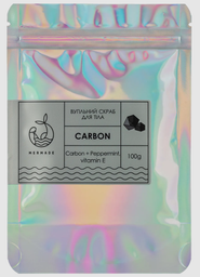Скраб для тела Mermade Carbon, угольный, 100 г (MRS0007M)