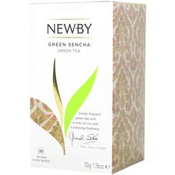 Чай зелений Newby Зелена Сенча, 25 пакетиків (93905)
