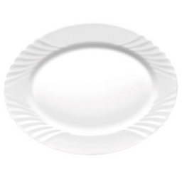 Блюдо Bormioli Rocco Ebro овальне, 36х26 см, білий (402852F26321990)