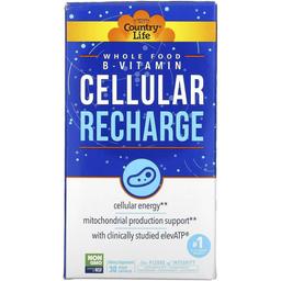 Клеточный заряд Country Life Cellular Recharge 30 веганских капсул