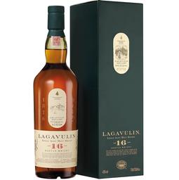 Виски Lagavulin 16 yo, в подарочной упаковке, 43%, 0,7 л (421115)