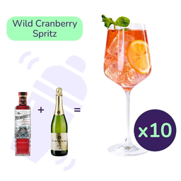 Коктейль Wild Cranberry Spritz (набір інгредієнтів) х10 на основі Nemiroff