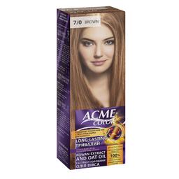 Крем-фарба для волосся Acme Color EXP, відтінок 7/0 (Русявий), 115 мл