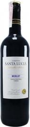 Вино Santa Lucia Merlot, червоне, сухе, 12,5%, 0,75 л (637671)