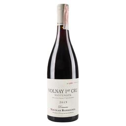 Вино Nicolas Rossignol Volnay Premier Cru Santenots 2015 AOC, 13%, 0,75 л (748274)