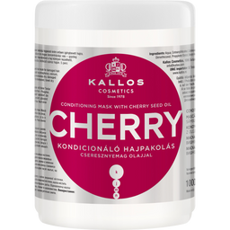 Маска для волос Kallos Cosmetics Cherry восстанавливающая с маслом вишневых косточек, 1 л