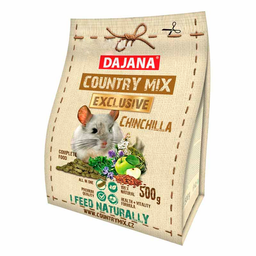 Корм Dajana Country mix Exclusive для шиншилл, 500 г (DP410J)