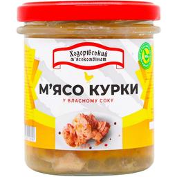 М'ясо курки Ходорівський м'ясокомбінат у власному соку 300 г (880248)