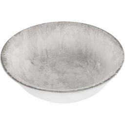 Тарелка суповая Alba ceramics Beige, 14 см, серая (769-016)