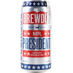 Пиво BrewDog Mr President светлое 9.2% ж/б 0.44 л