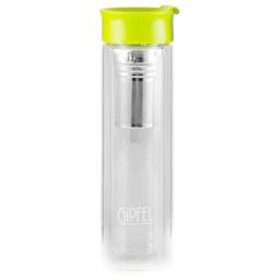 Бутылка для воды с фильтром Gipfel Martino 350 мл зеленая (8343)