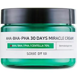 Крем для лица Some By Mi AHA-BHA-PHA 30 Days Miracle Cream восстанавливающий с комплексом кислот 60 мл