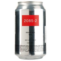 Пиво 2085-2 Wallonia Wit, светлое, нефильтрованное, 5,5%, ж/б, 0,33 л (842348)