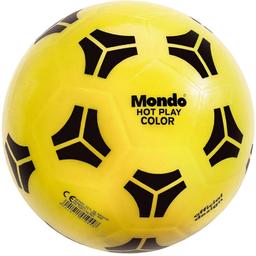 Футбольный мяч Mondo Hot Play Color, желтый, 23 см (01044)