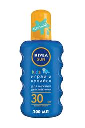 Детский солнцезащитный спрей Nivea Sun Играй и купайся, SPF 30, 200 мл