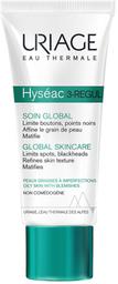 Универсальный крем для лица Uriage Hyseac 3-Regul Global Уход, для жирной и проблемной кожи, 40 мл
