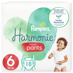 Подгузники-трусики Pampers Harmonie 6 (15+ кг), 18 шт.