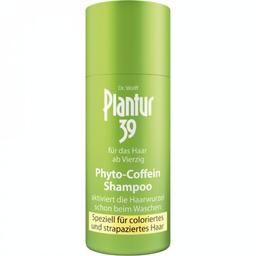 Шампунь проти випадіння волосся Plantur 39 Phyto-Coffein Shampoo, для пошкодженого та фарбованого волосся, 50 мл