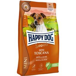 Сухой корм для собак мелких пород Happy Dog HD Sensible Mini Toscana, с уткой и лососем, 800 г