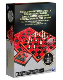 Набор настольных игр Spin Master Шахматы, шашки и крестики-нолики (SM98377/6033146)