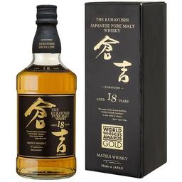 Віскі The Kurayoshi 18 yo Pure Malt Japanese Whisky, 50%, у подарунковій упаковці, 0,7 л
