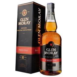 Виски Glen Moray Fired Oak Single Malt Scotch Whisky 10 лет, 40%, 0,7 л (808101)
