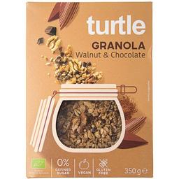 Сніданок сухий Turtle Granola Волоський горіх та шоколад 350 г