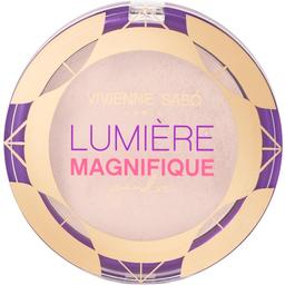 Компактна матуюча пудра Vivienne Sabo Lumiere Magnifique, з ефектом розкішного сяйва, відтінок 01, 6 г (8000019771711)