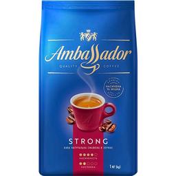 Кава в зернах натуральна Ambassador Strong, смажена, 1 кг (843948)