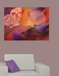 Настінний годинник Art-Life Collection, 70x50 см, разноцвет (3C-38-70x50-W)