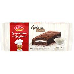 Бисквит Gastone Lago с какао-молочным кремом в глазури 195 г