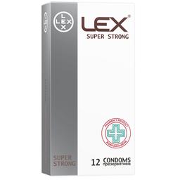 Презервативы Lex Super Strong повышенный уровень надежности, 12 шт. (LEX/Str/12)