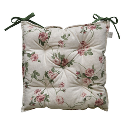 Подушка для стільця Прованс Глорія 40х40 см, квіти (14552)