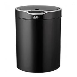 Ведро для мусора сенсорное круглое Jah, 12 л, 25×25×32 см, черное (JAH6111 Completely black)
